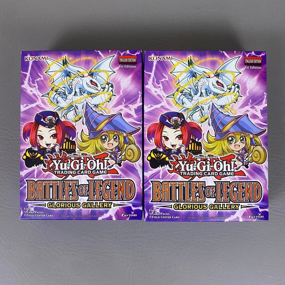 2x Yu-Gi-Oh! Battles of Legend Glorious Gallery 1st Edition Boxes Konami TCG NEW